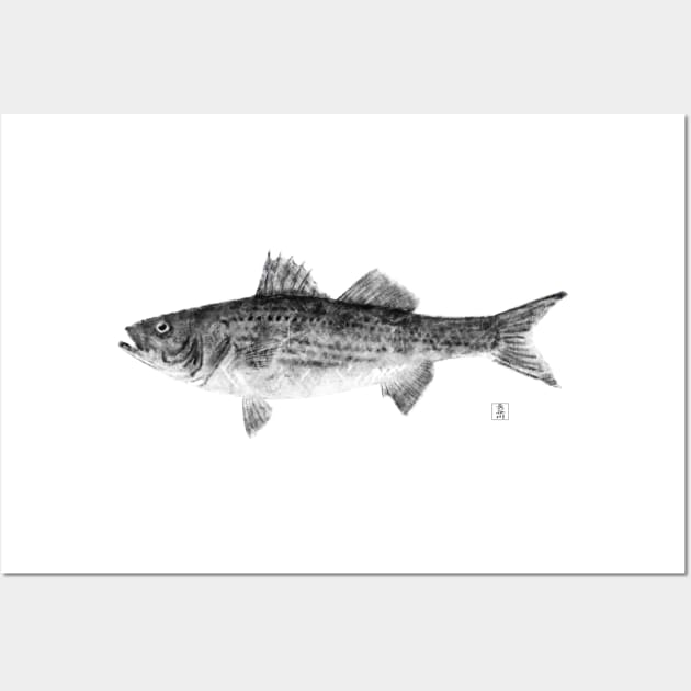 Striped Bass Wall Art by Rocket-Ninja